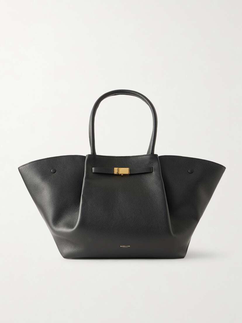 DeMellier + Net Sustain The New York Textured-leather Tote