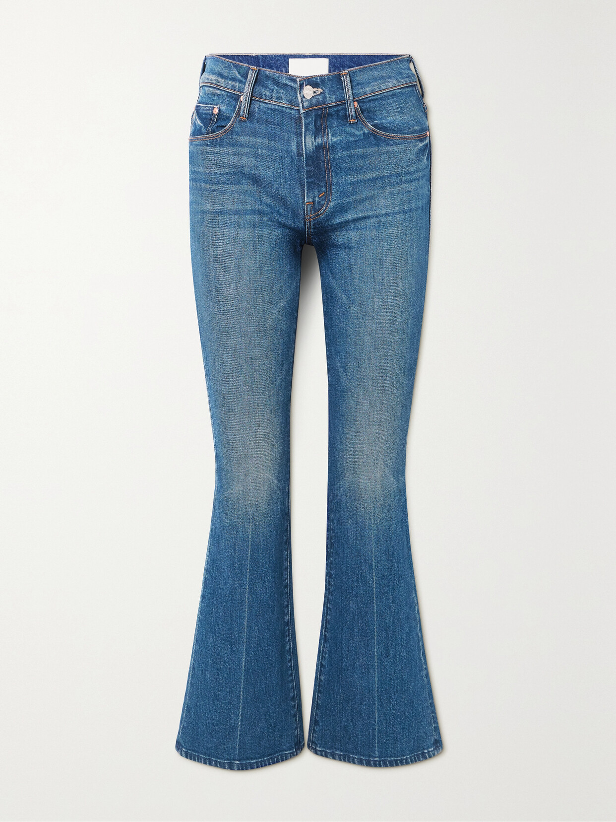 Mother - + Net Sustain The Weekender High-rise Flared Jeans - Blue