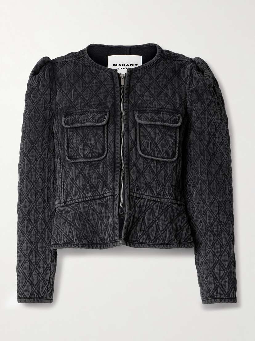 Marant Étoile Deliona Quilted Cotton-canvas Jacket