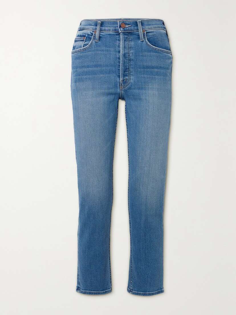 Mother + Net Sustain The Tomcat High-rise Straight Leg Jeans