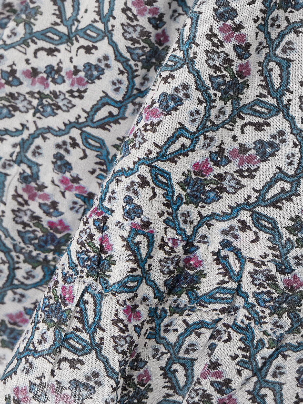 Isabel Marant Étoile Fabino Printed Cotton Top In Ecru