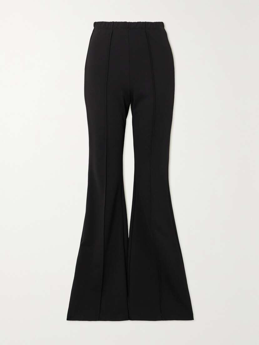 Mother + Net Sustain The Smooth Cruiser Heel Stretch-jersey Flared Pants