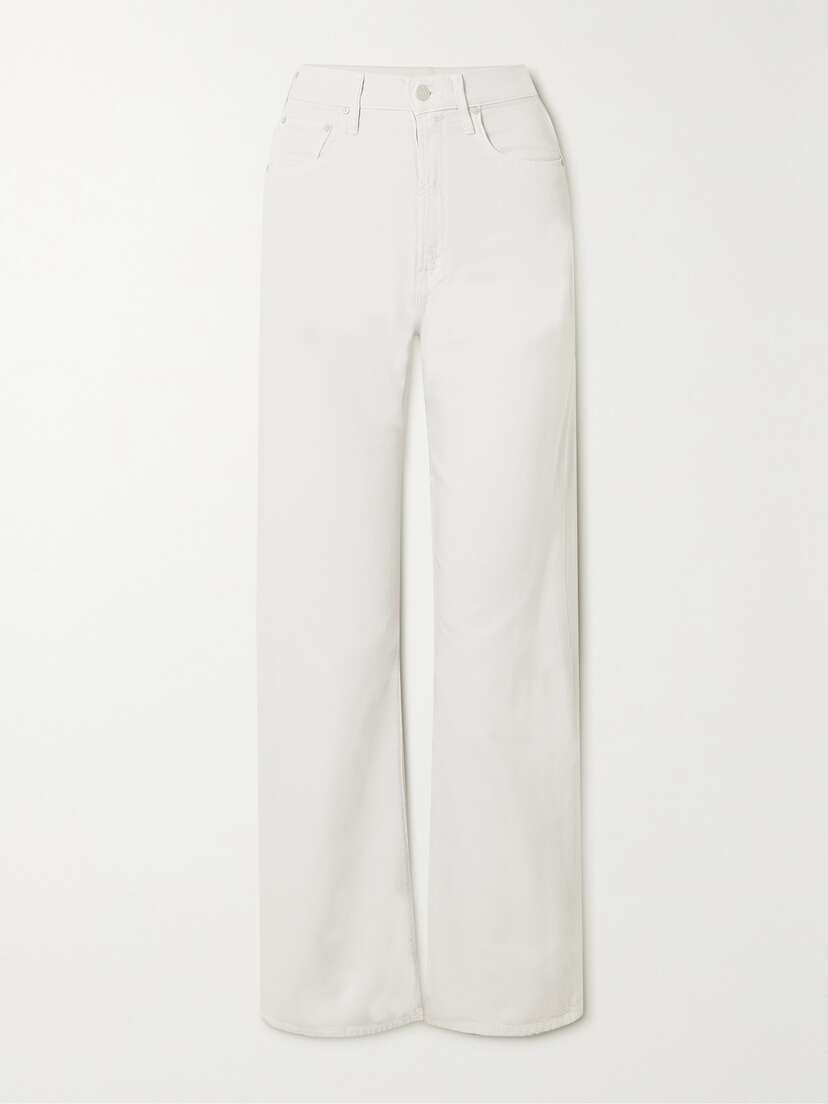 Mother + Net Sustain The Lasso Heel Mid-rise Straight-leg Jeans