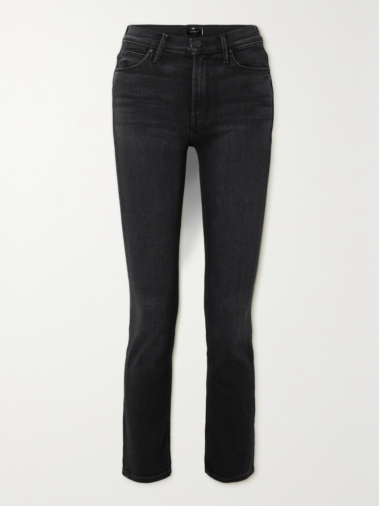 Mother - The Dazzler High-rise Slim-leg Jeans - Black