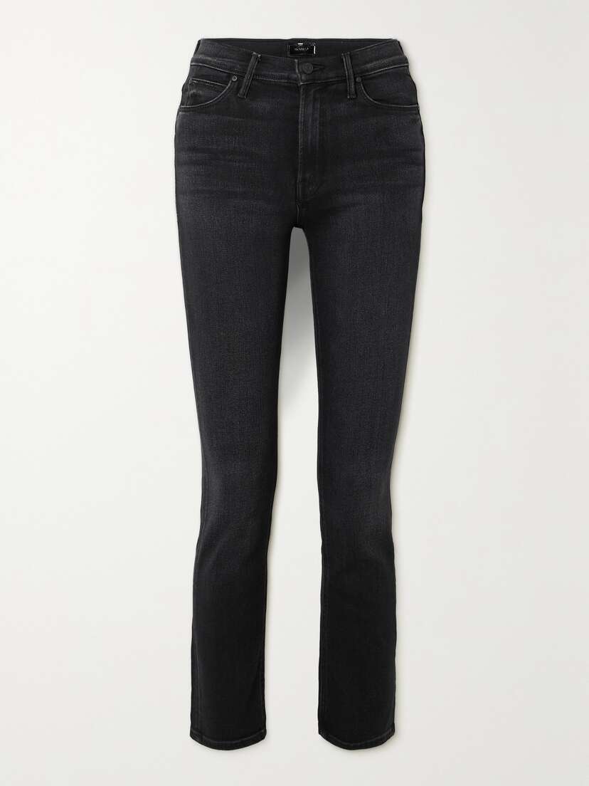 Mother + Net Sustain The Dazzler Ankle Mid-rise Slim-leg Jeans