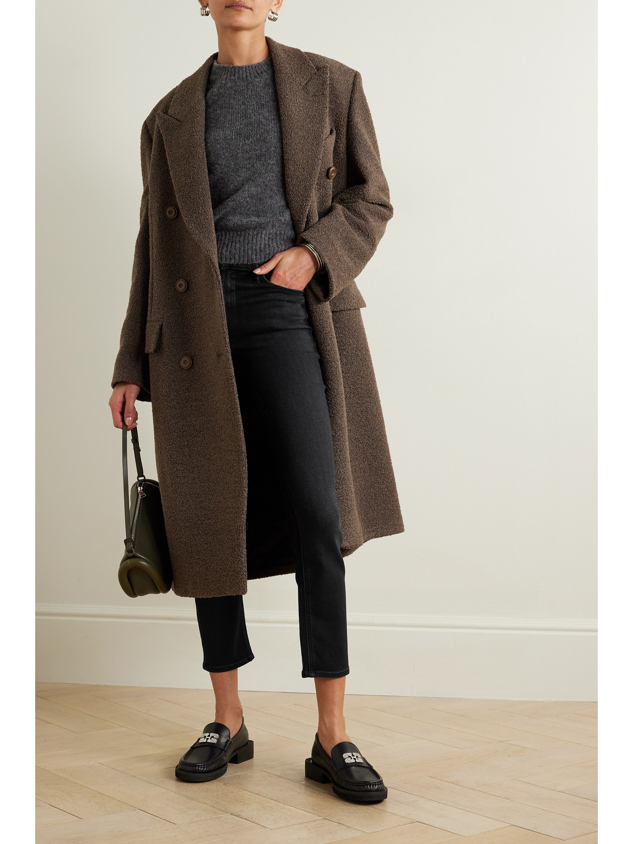 Mother The Dazzler High-rise Slim-leg Jeans In Black