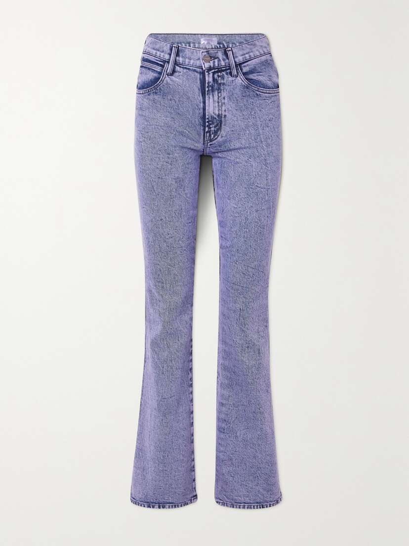 Mother + Net Sustain The Desperado Heel High-rise Flared Jeans