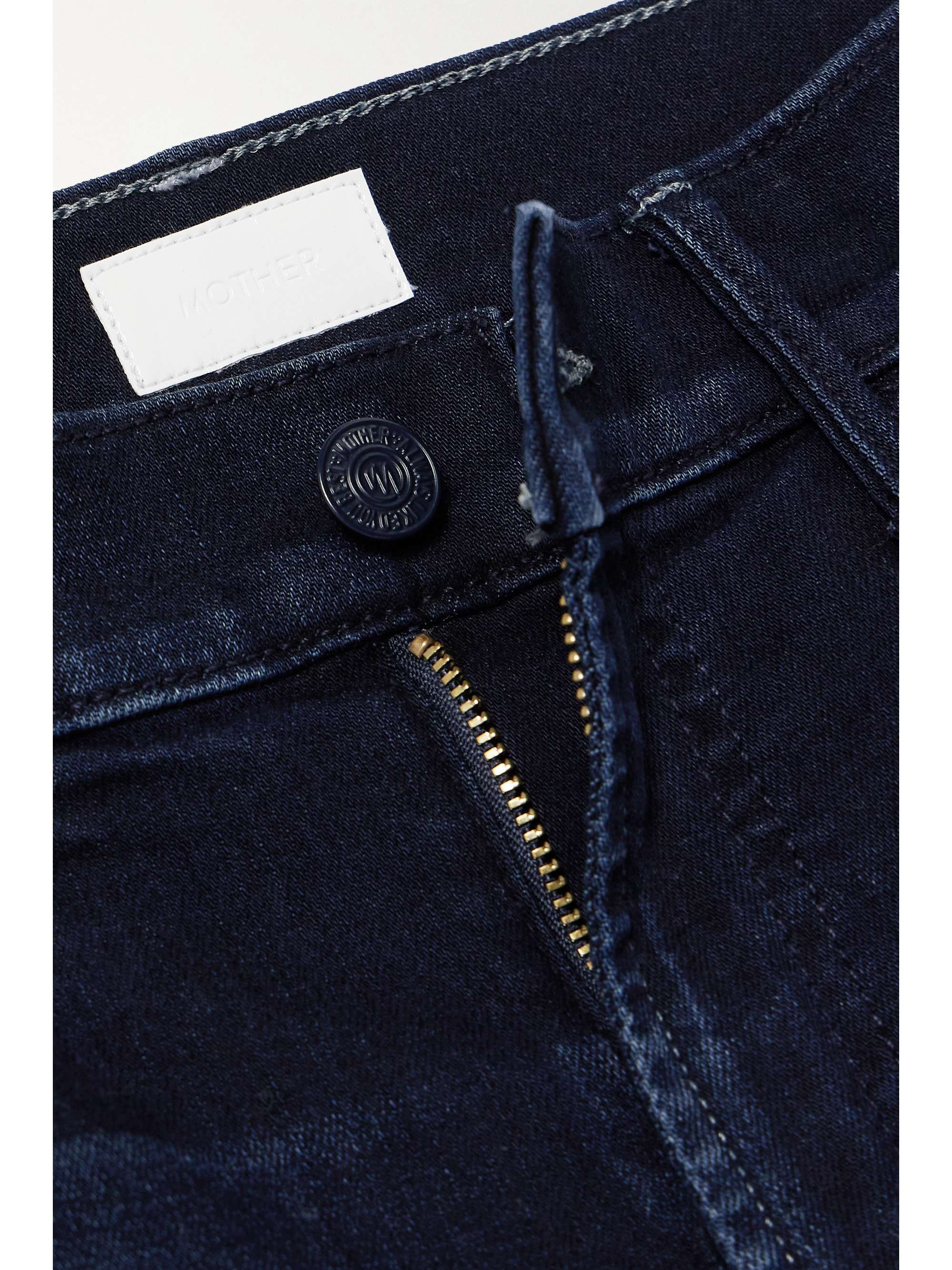 MOTHER The Roller mid-rise straight-leg jeans