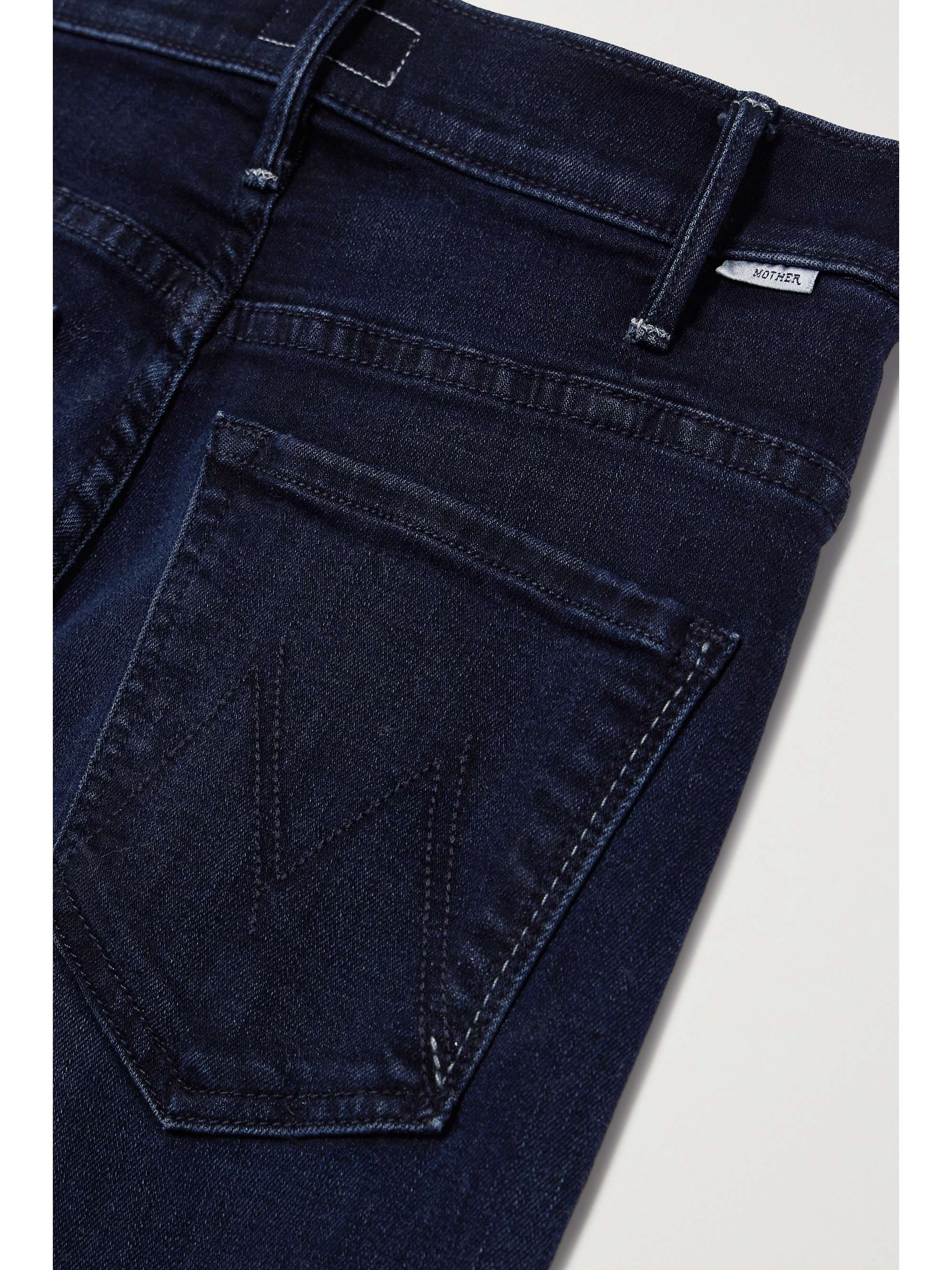 MOTHER The Roller mid-rise straight-leg jeans