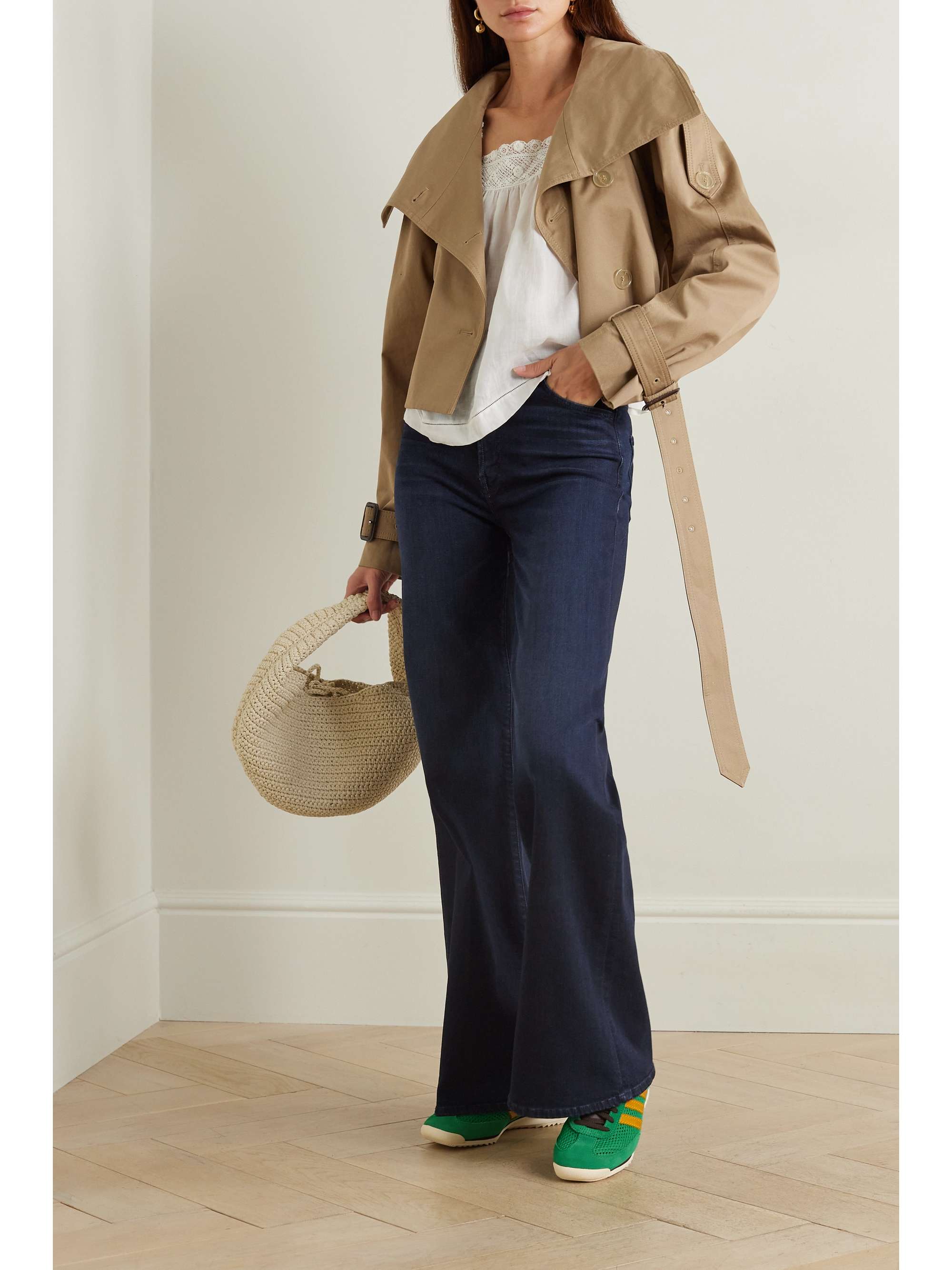 MOTHER The Roller mid-rise straight-leg jeans