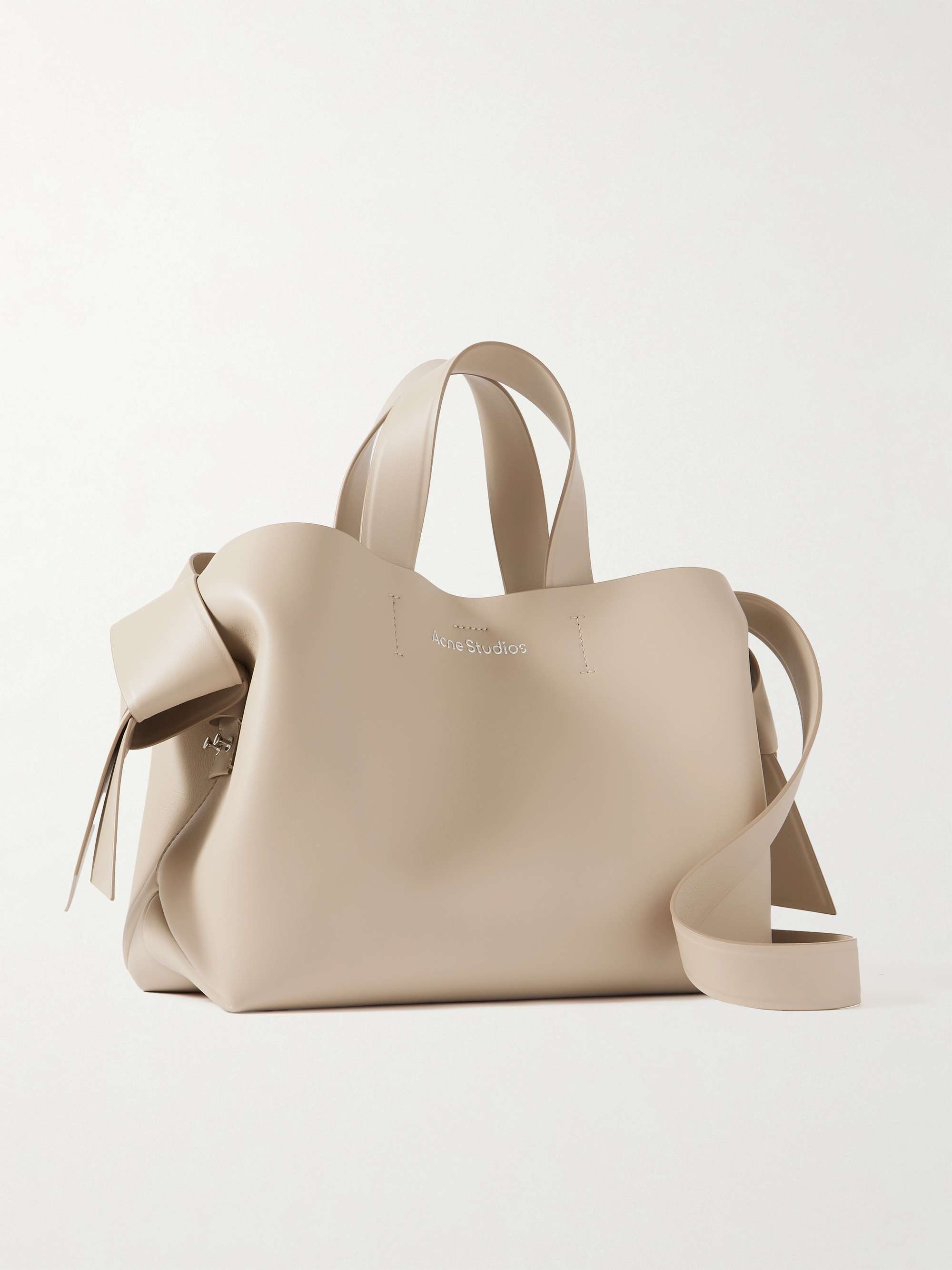 ACNE STUDIOS Musubi レザー トートバッグ ノット付き | NET-A-PORTER