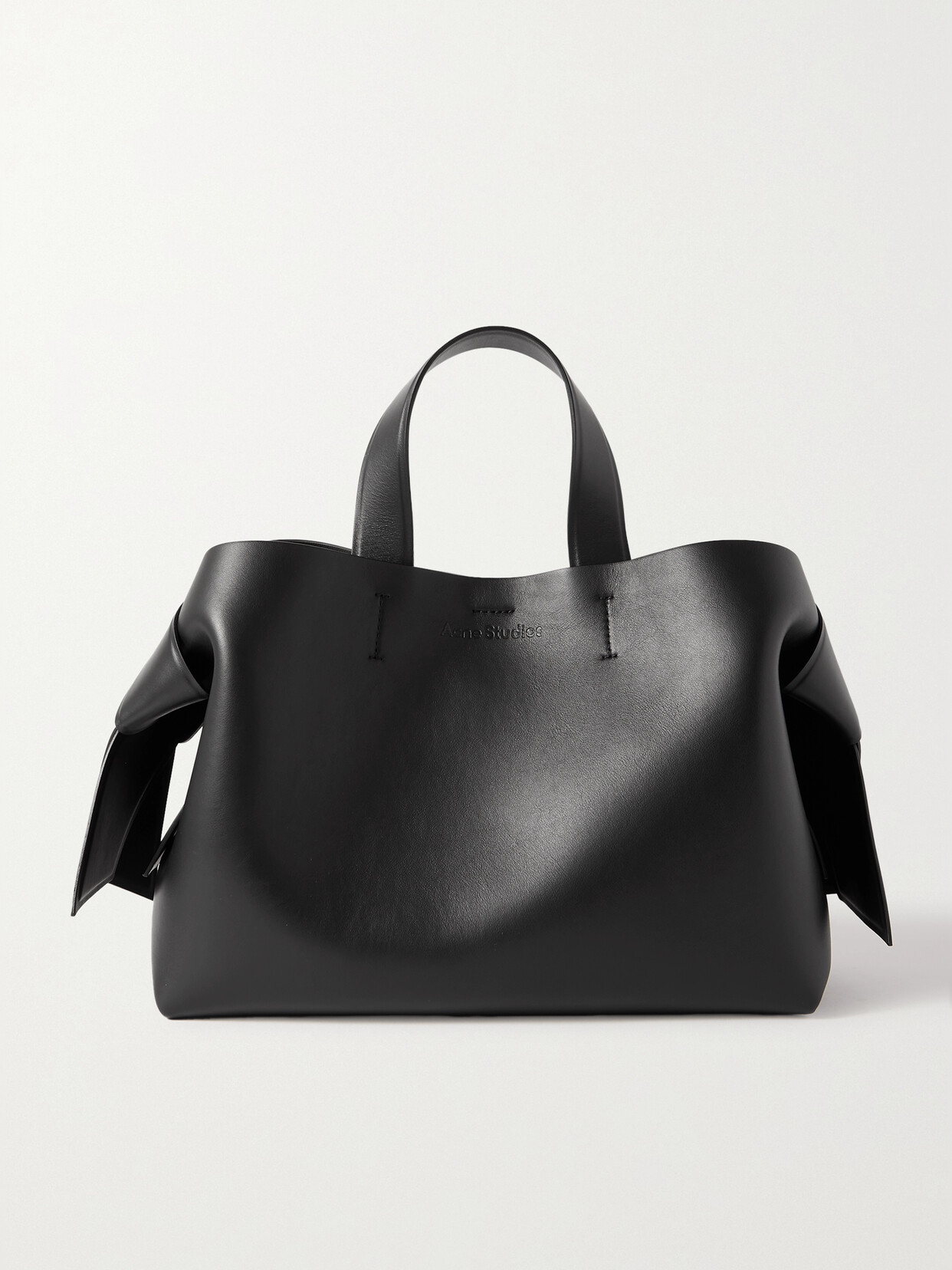 Acne Studios - Musubi Medium Knotted Leather Tote - Black
