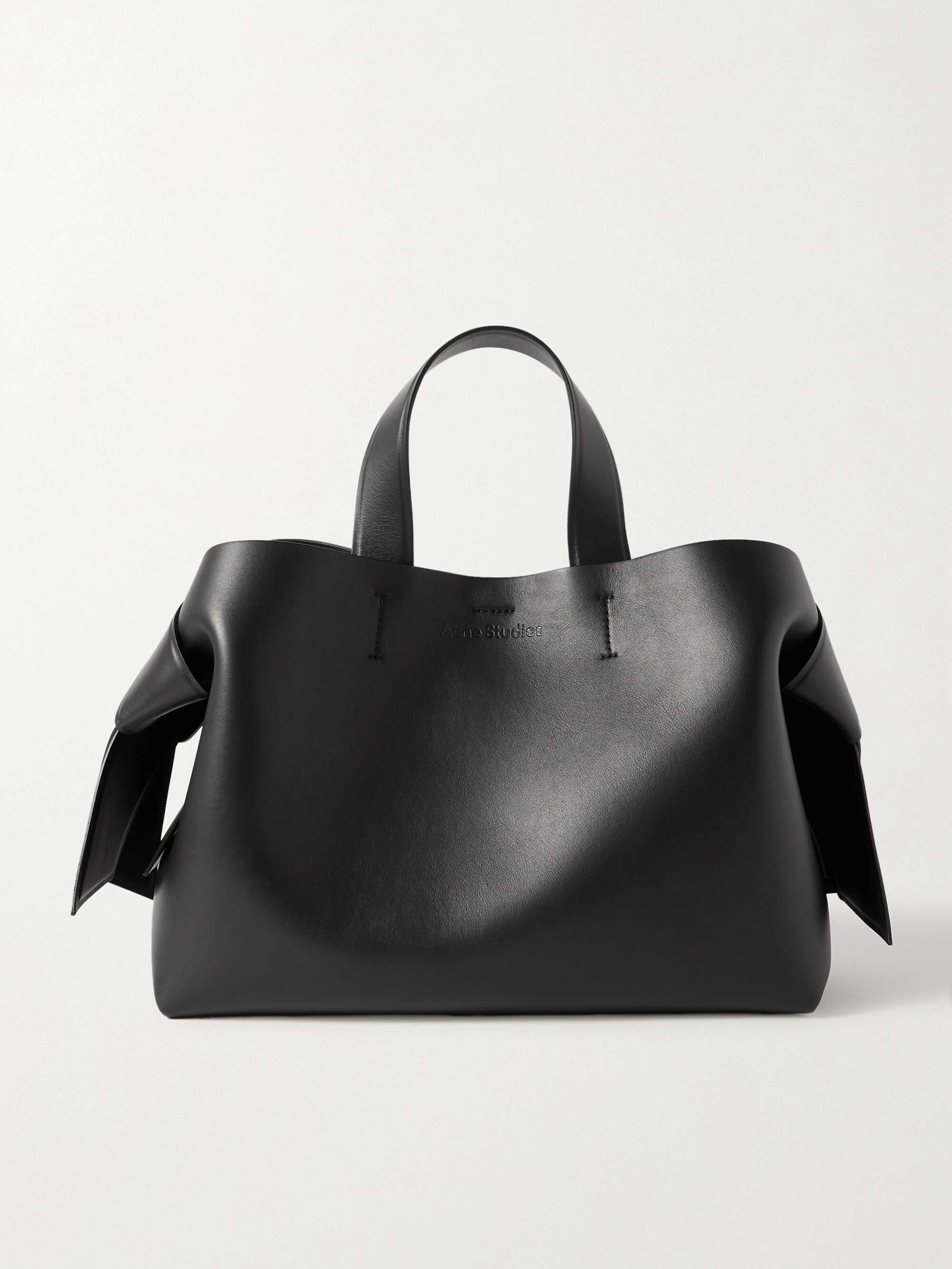 ACNE STUDIOS Medium knotted leather tote | NET-A-PORTER