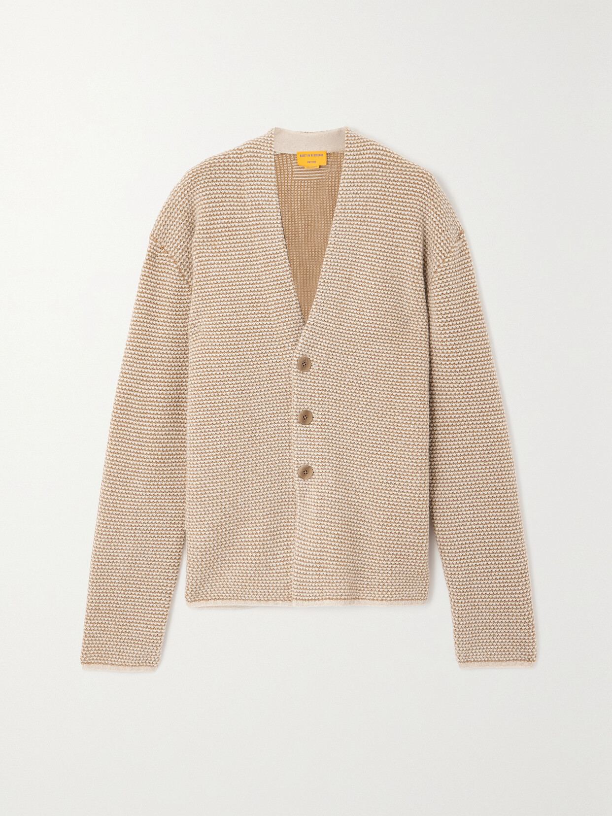 Guest In Residence - Everywear Bouclé-cashmere Cardigan - Neutrals