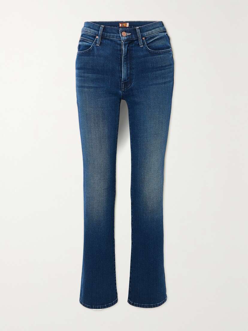 Mother + Net Sustain The Kick It High-rise Straight-leg Jeans