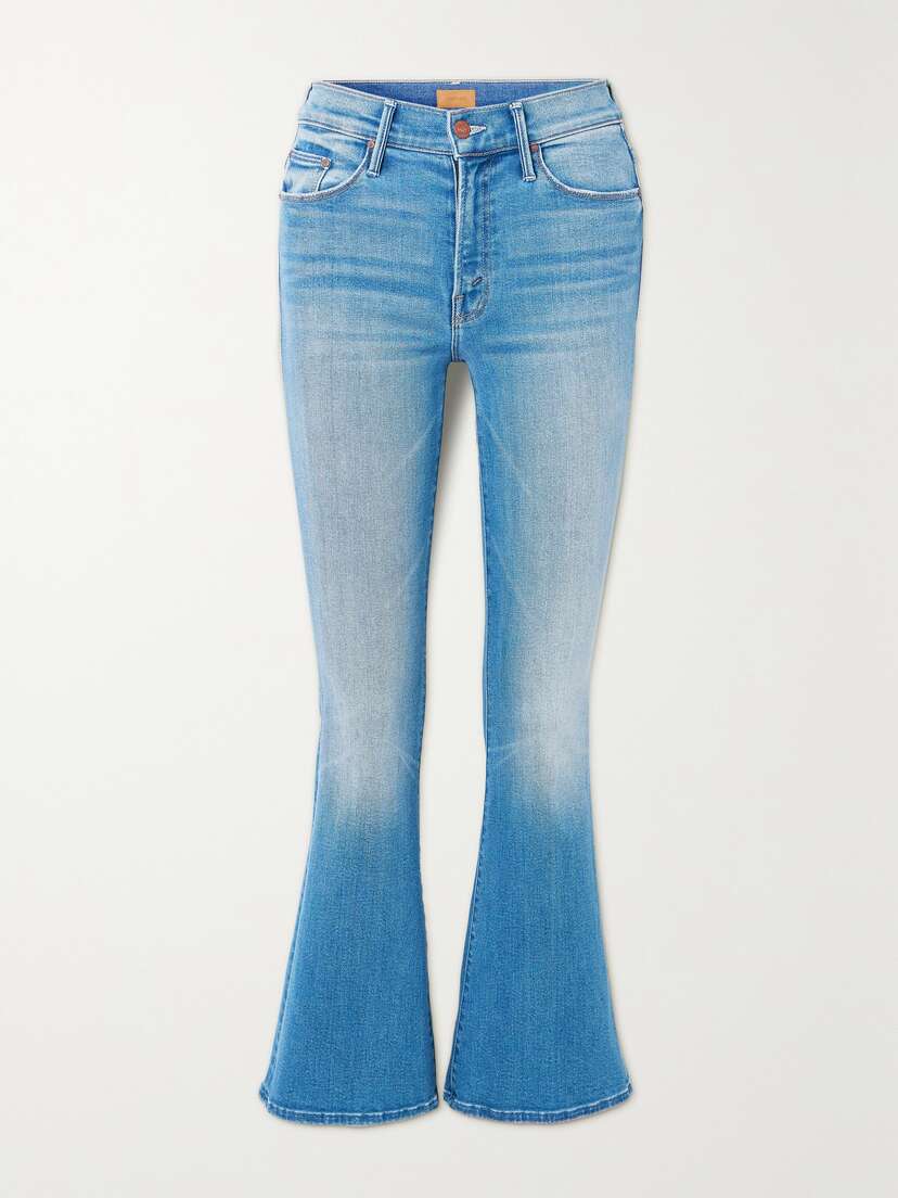 Mother + Net Sustain The Weekender High-rise Flared Jeans
