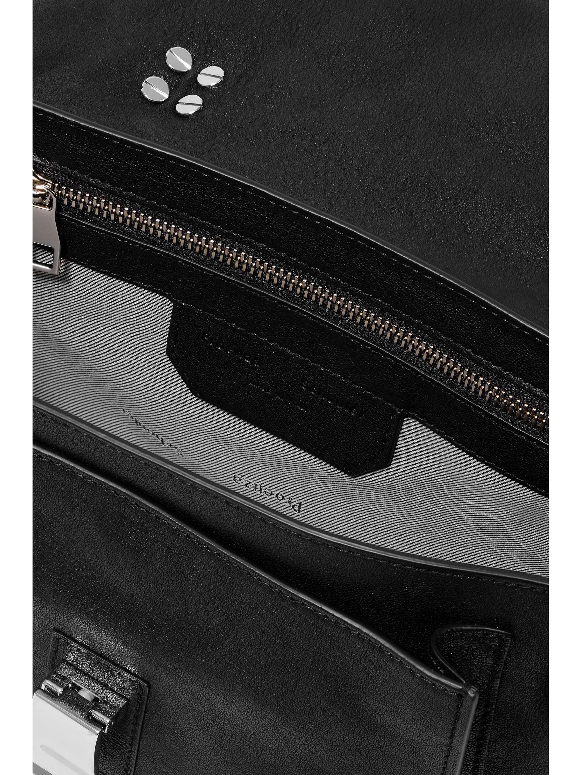 PROENZA SCHOULER حقيبة الكتف PS1 الصغيرة من جلد السويد