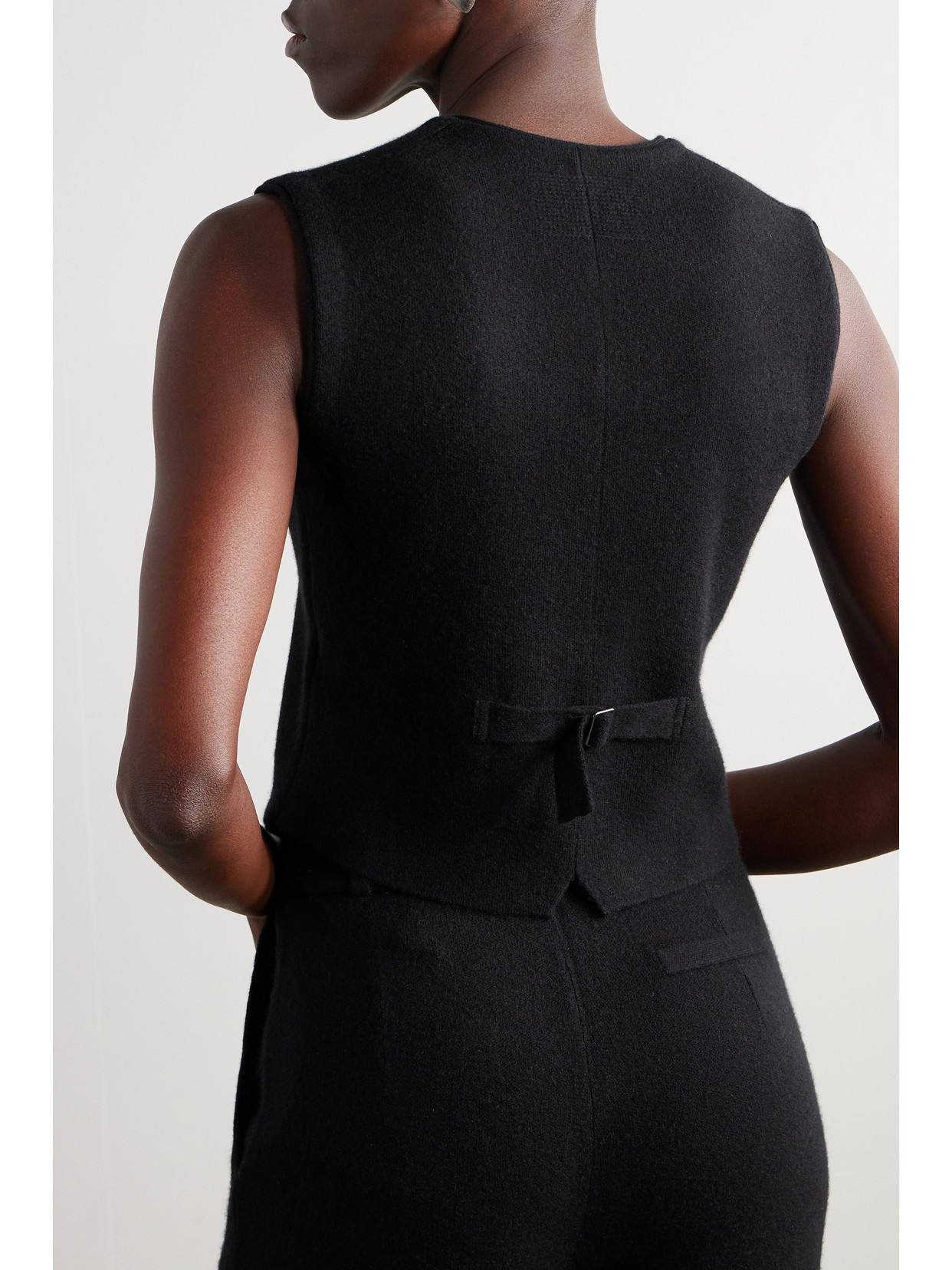 Guest In Residence Cashmere Vest In Black