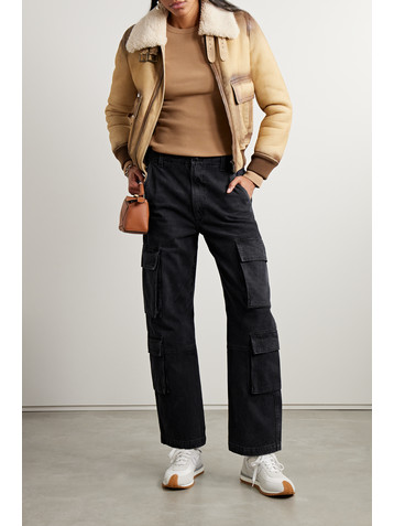 Citizens Of Humanity + NET SUSTAIN Delena Cargo high-rise straight-leg organic jeans