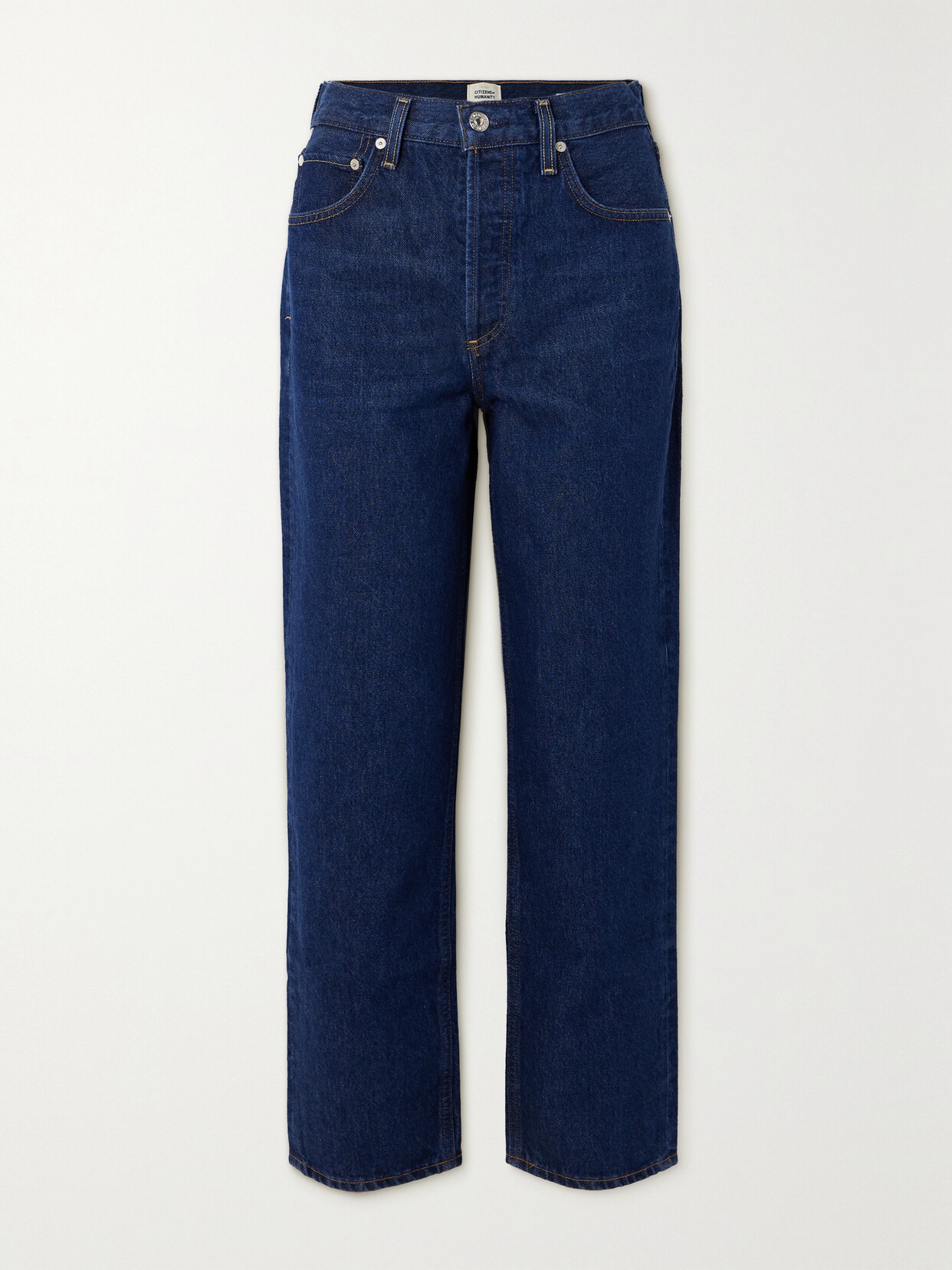 Citizens of Humanity - Devi Low-rise Tapered Organic Jeans - Blue