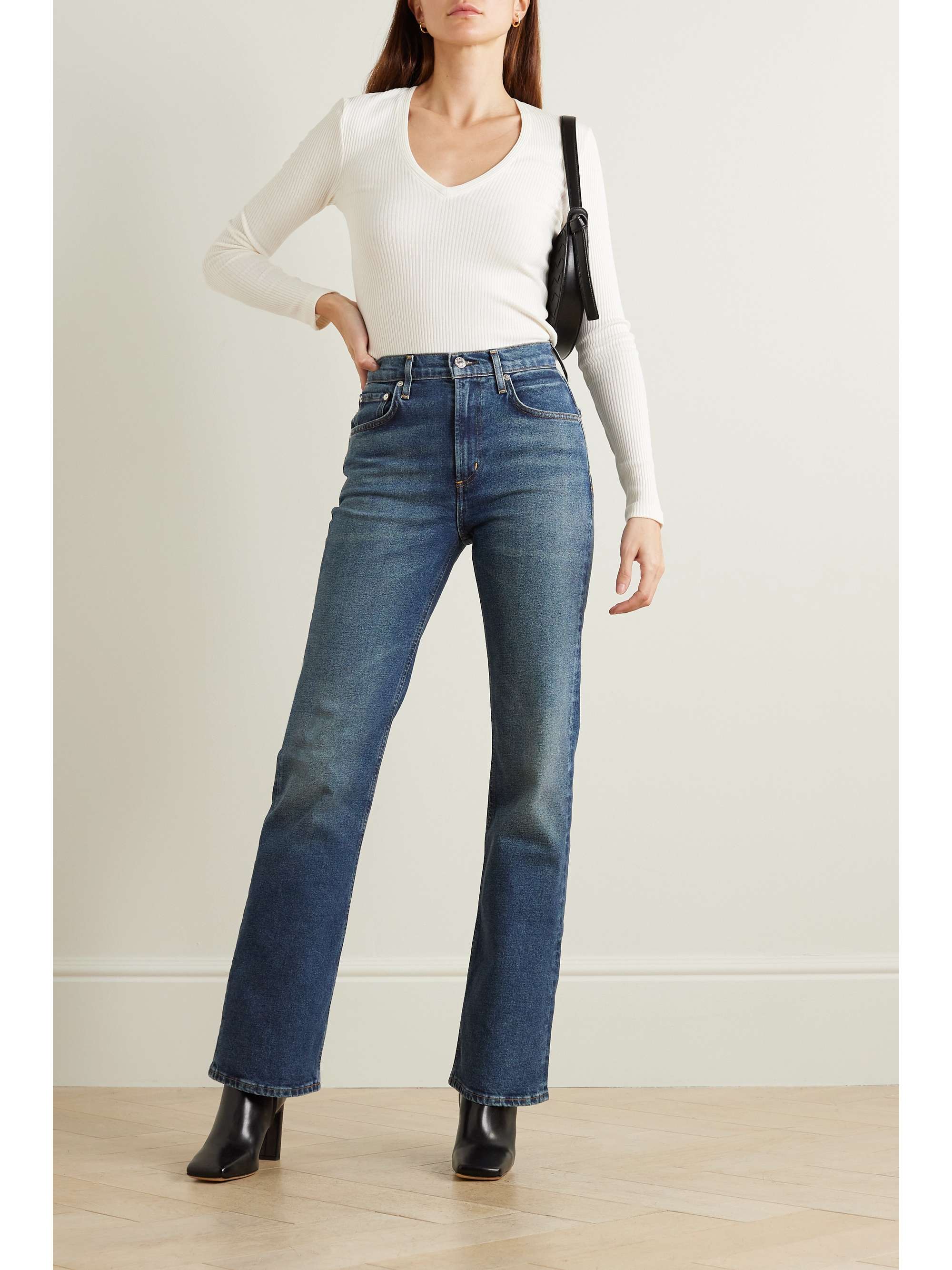 Vidia mid-rise bootcut jeans