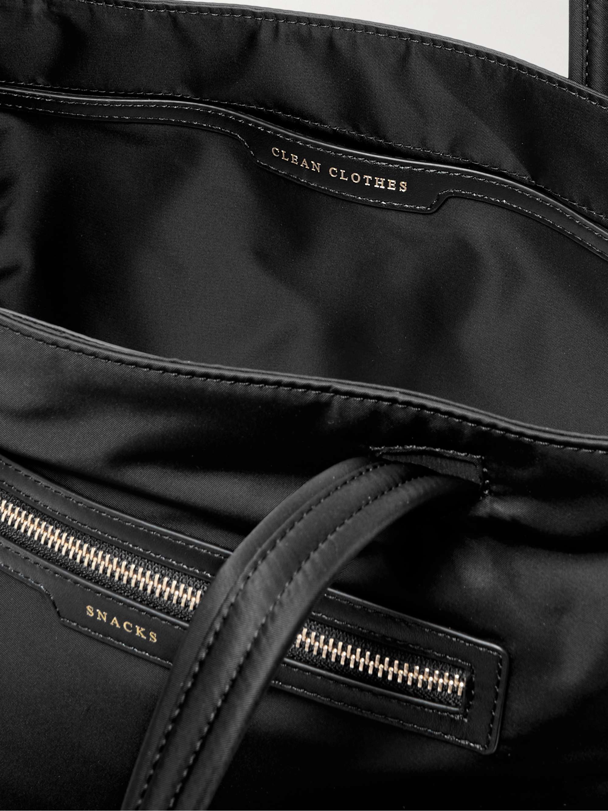 ANYA HINDMARCH Baby leathertrimmed ECONYL® tote NETAPORTER