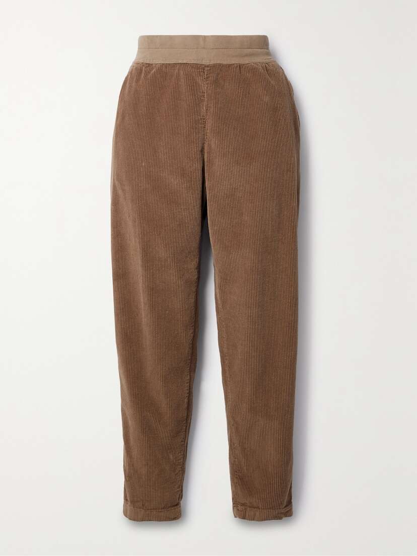 James Perse Cotton-blend Corduroy Track Pants