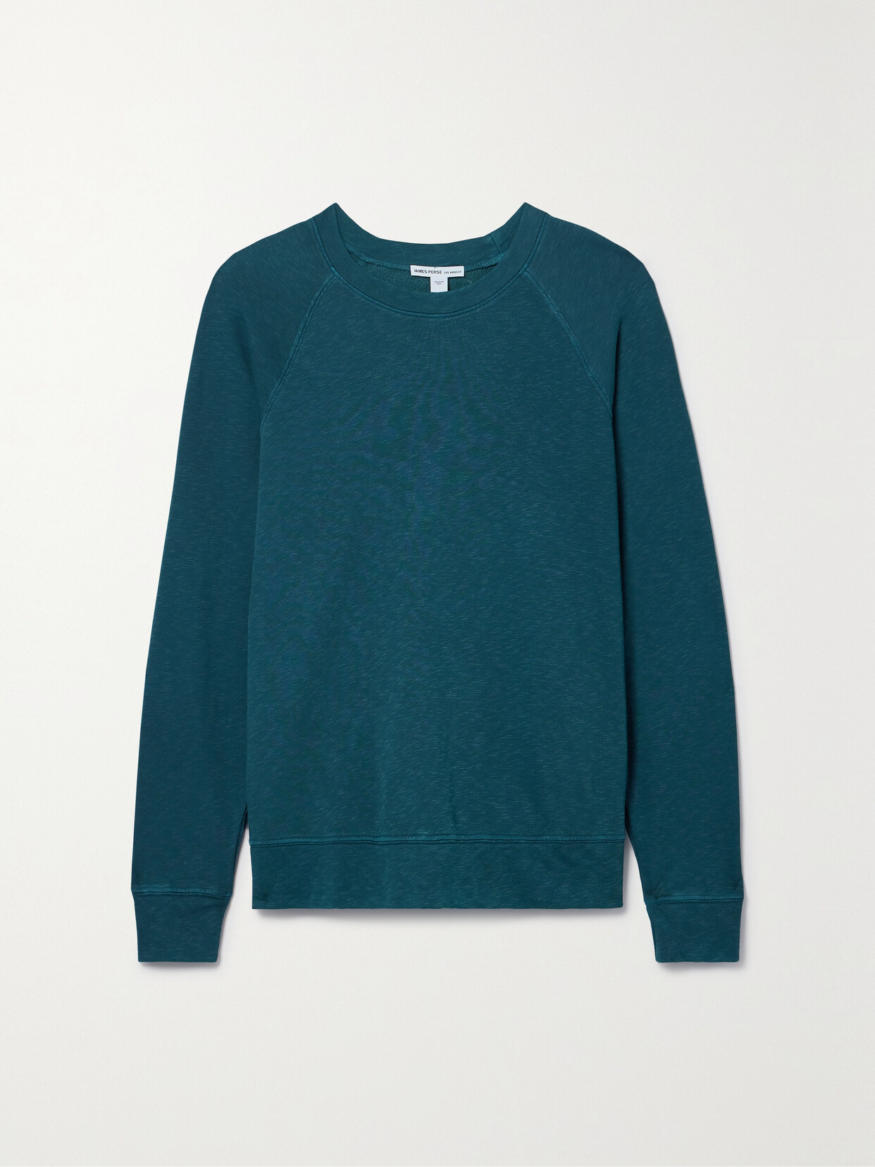 James Perse Supima Cotton-terry Sweatshirt In Green