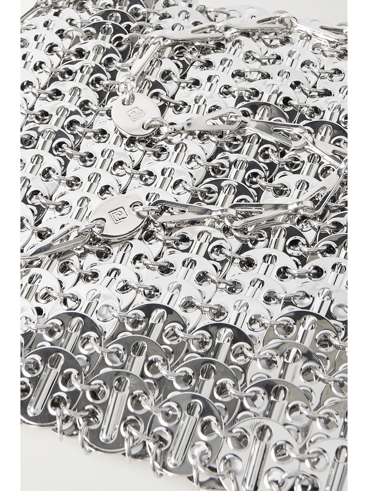 Rabanne 1969 Chainmail Shoulder Bag In Silver