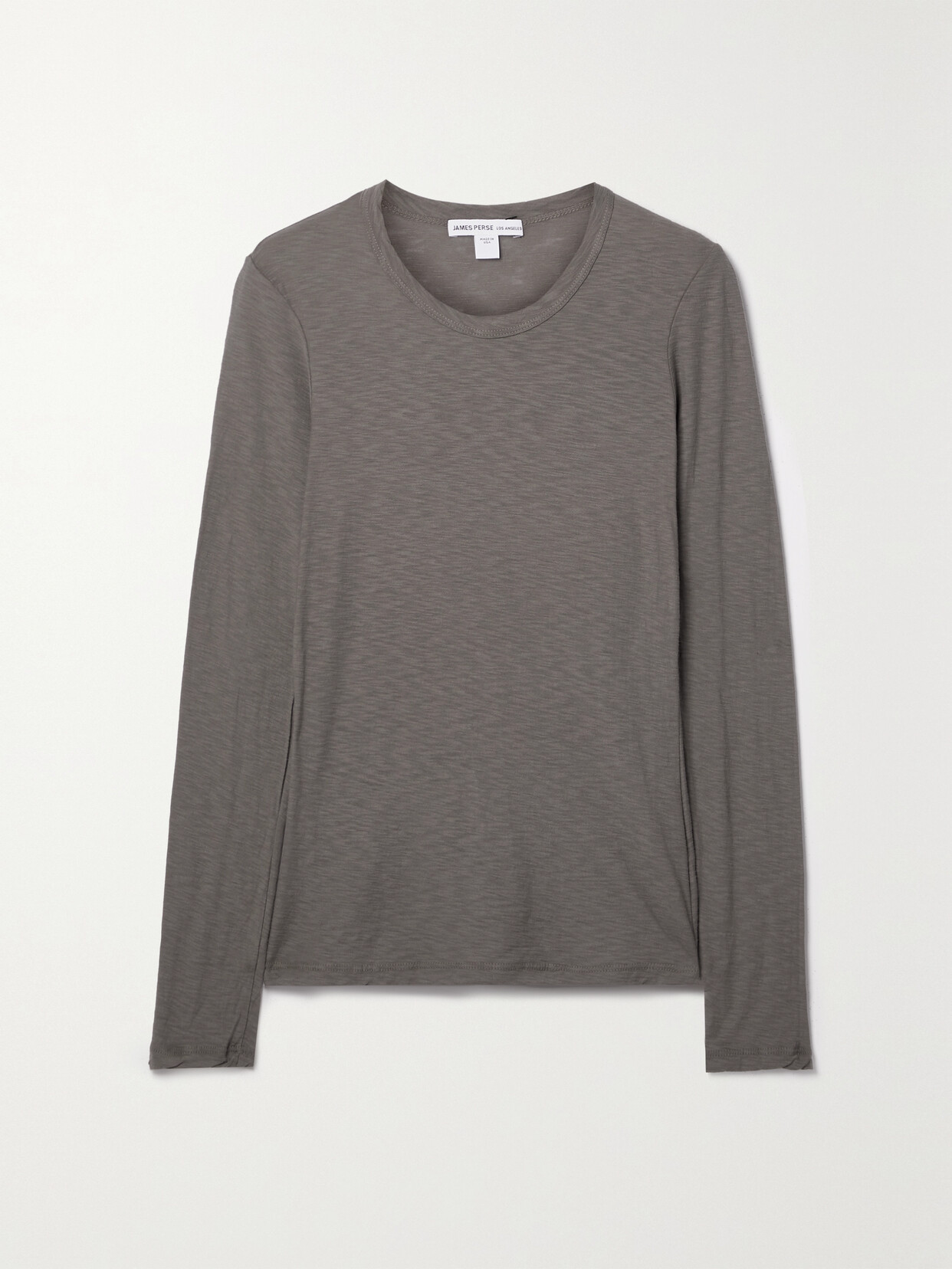 James Perse Slub Cotton-jersey T-shirt - Gray
