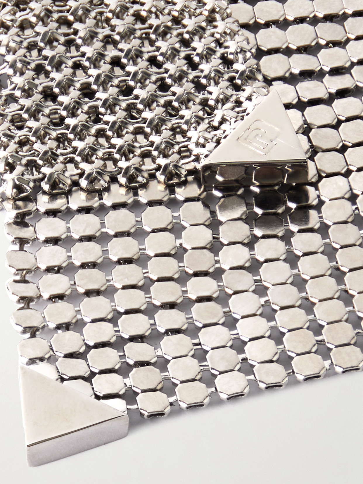 Pixel Flow Silver-Tone Earrings