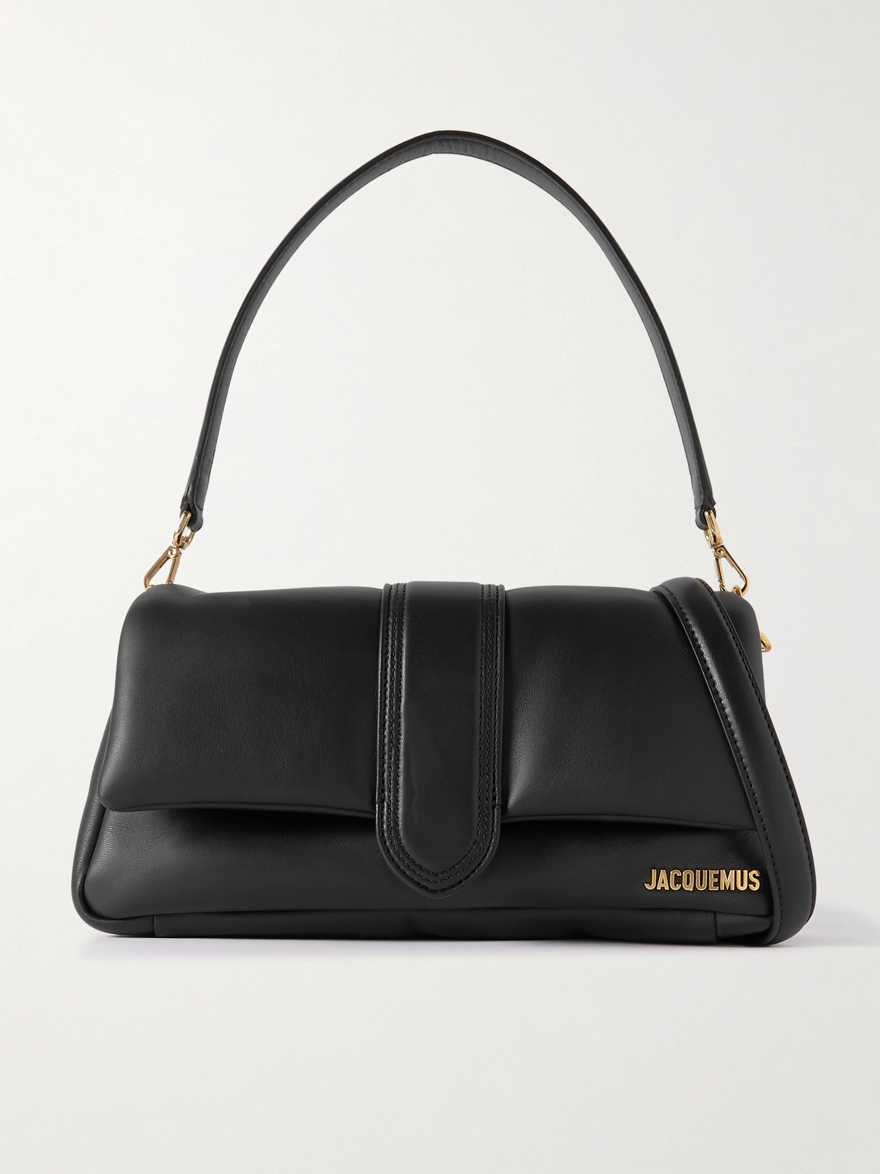 Jacquemus - Le Bambimou Padded Leather Shoulder Bag - Black