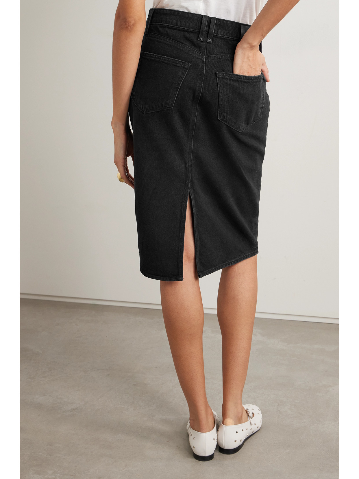 + Net Sustain Siren Denim Skirt