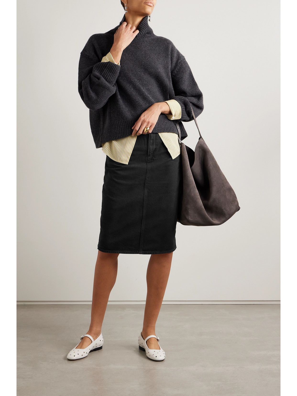 + Net Sustain Siren Denim Skirt