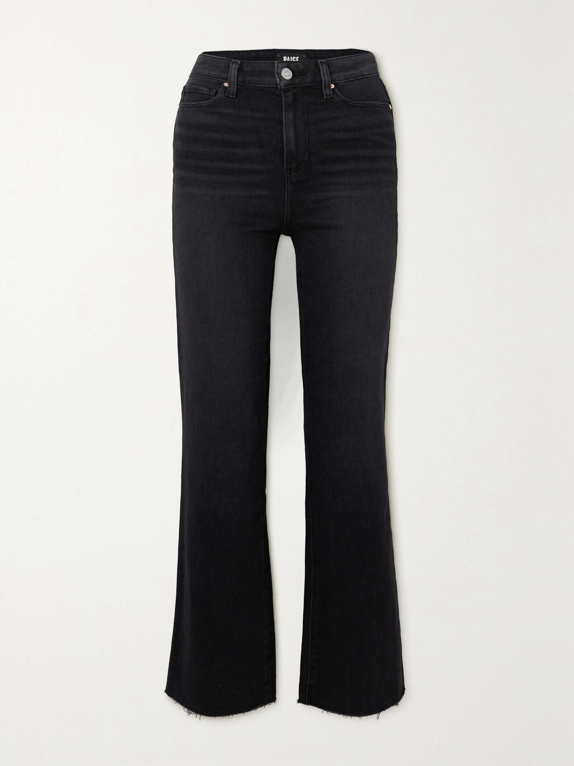 PAIGE Claudine cropped high-rise flared jeans | NET-A-PORTER