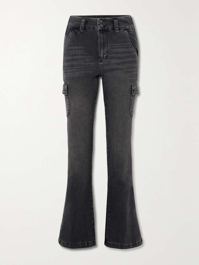 PAIGE Dion High-rise Flared Cargo Jeans