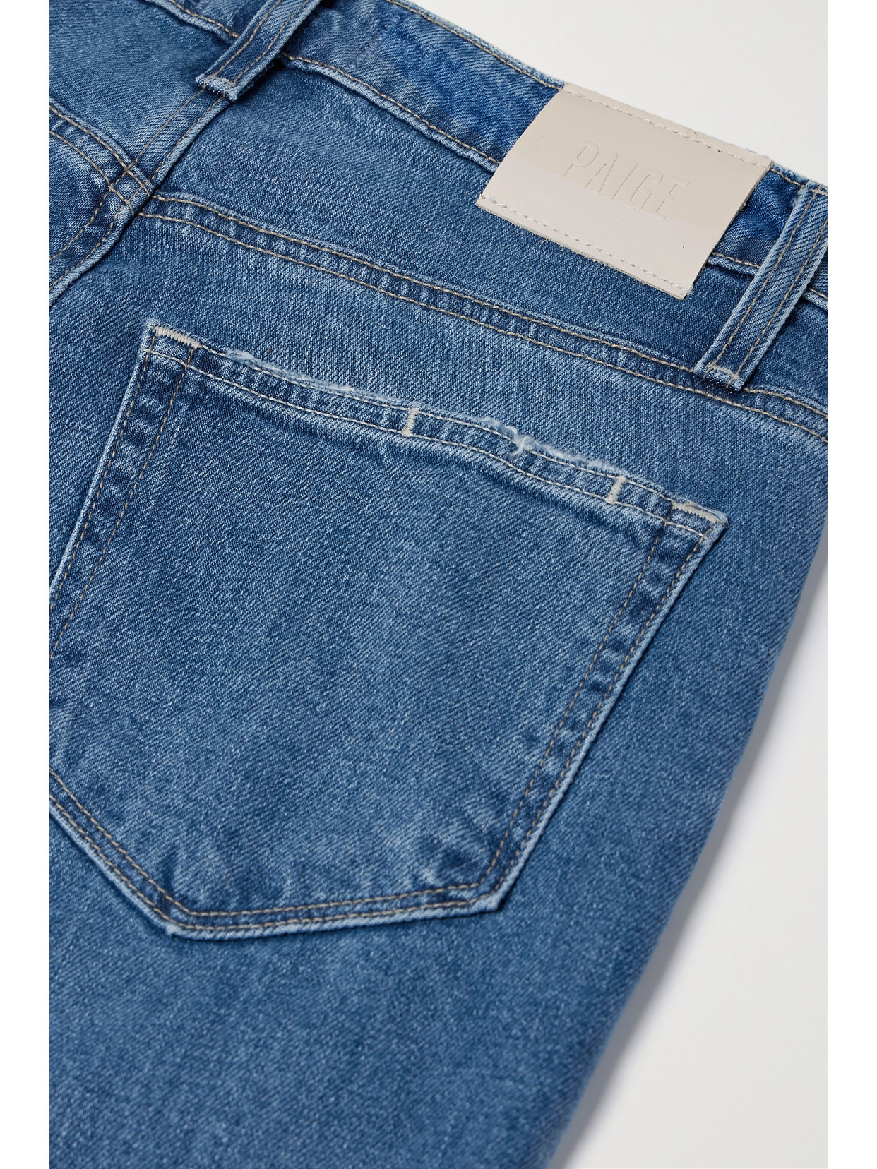 PAIGE STELLA HIGH-RISE STRAIGHT-LEG JEANS 