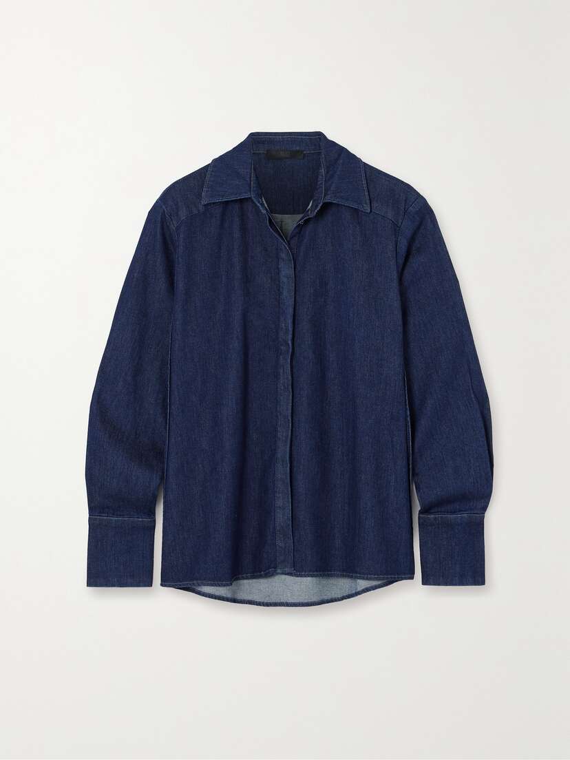 PAIGE Clemence Denim Shirt -  - x large