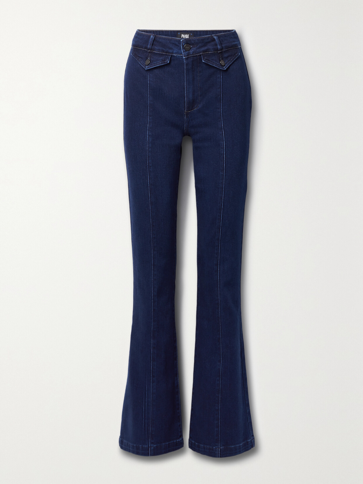 PAIGE Laurel Canyon High-rise Bootcut Jeans - Blue