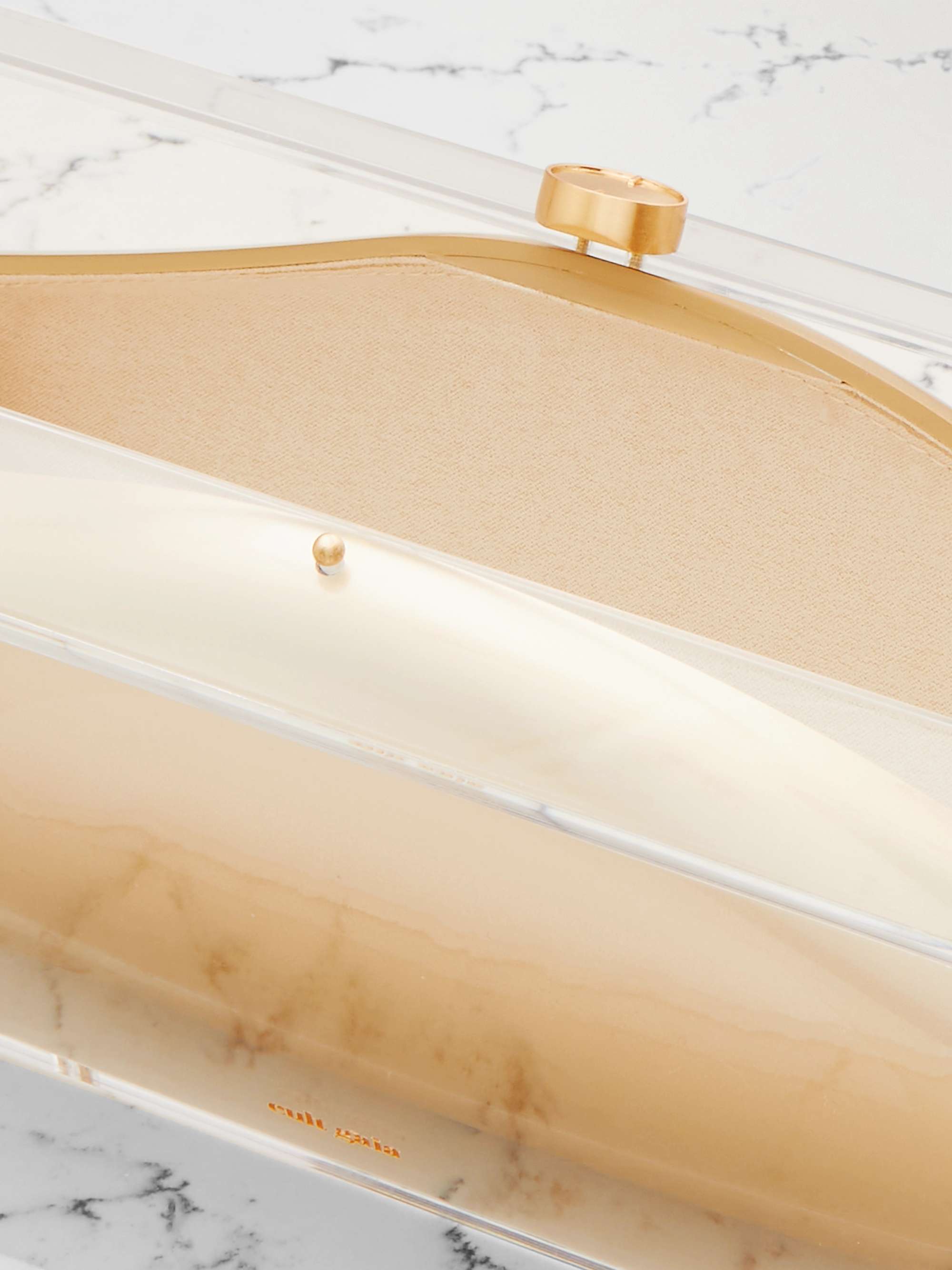 CULT GAIA Annika acrylic clutch