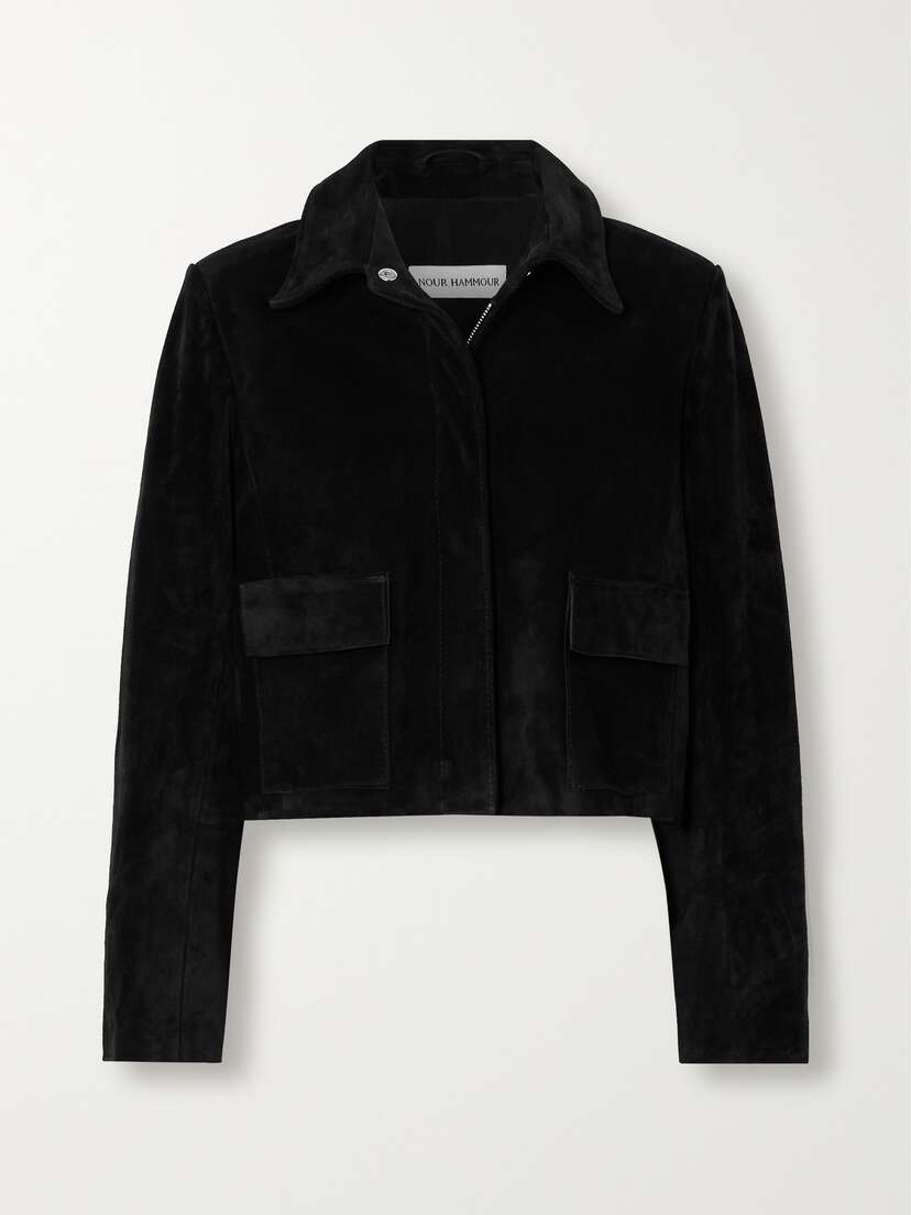 Nour Hammour Bleeker Suede Jacket