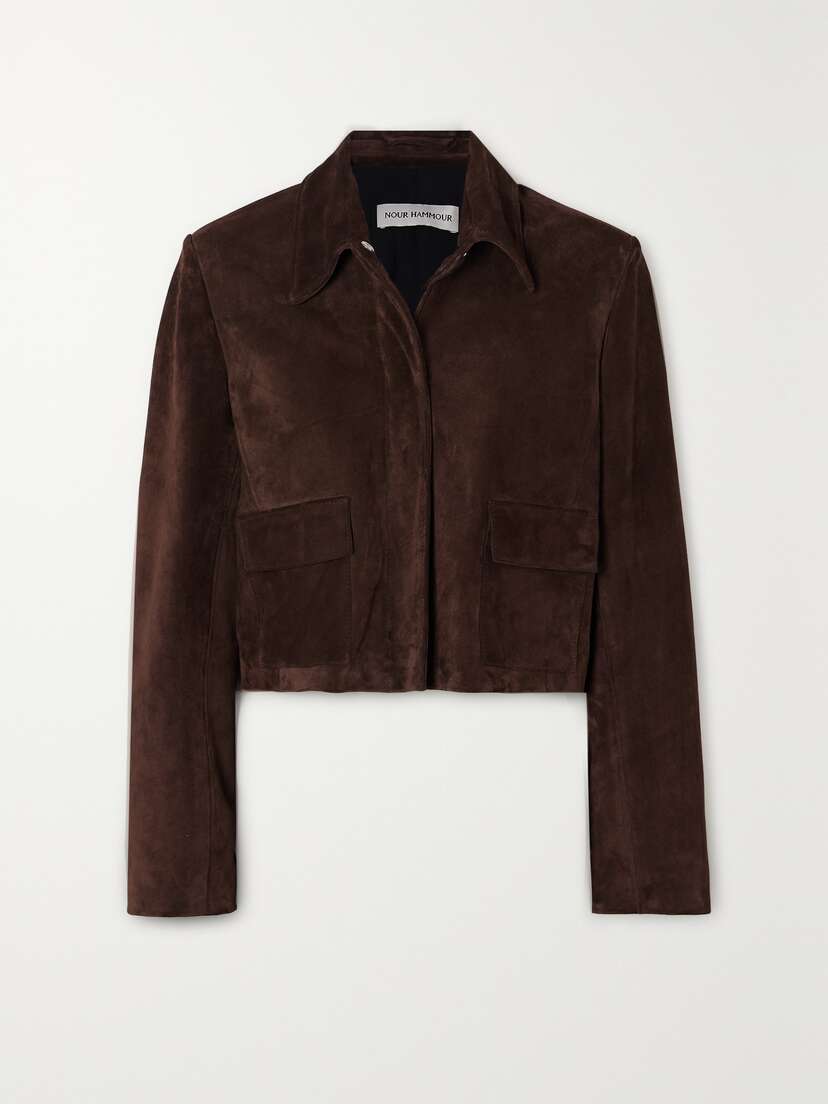 Nour Hammour Bleeker Suede Jacket
