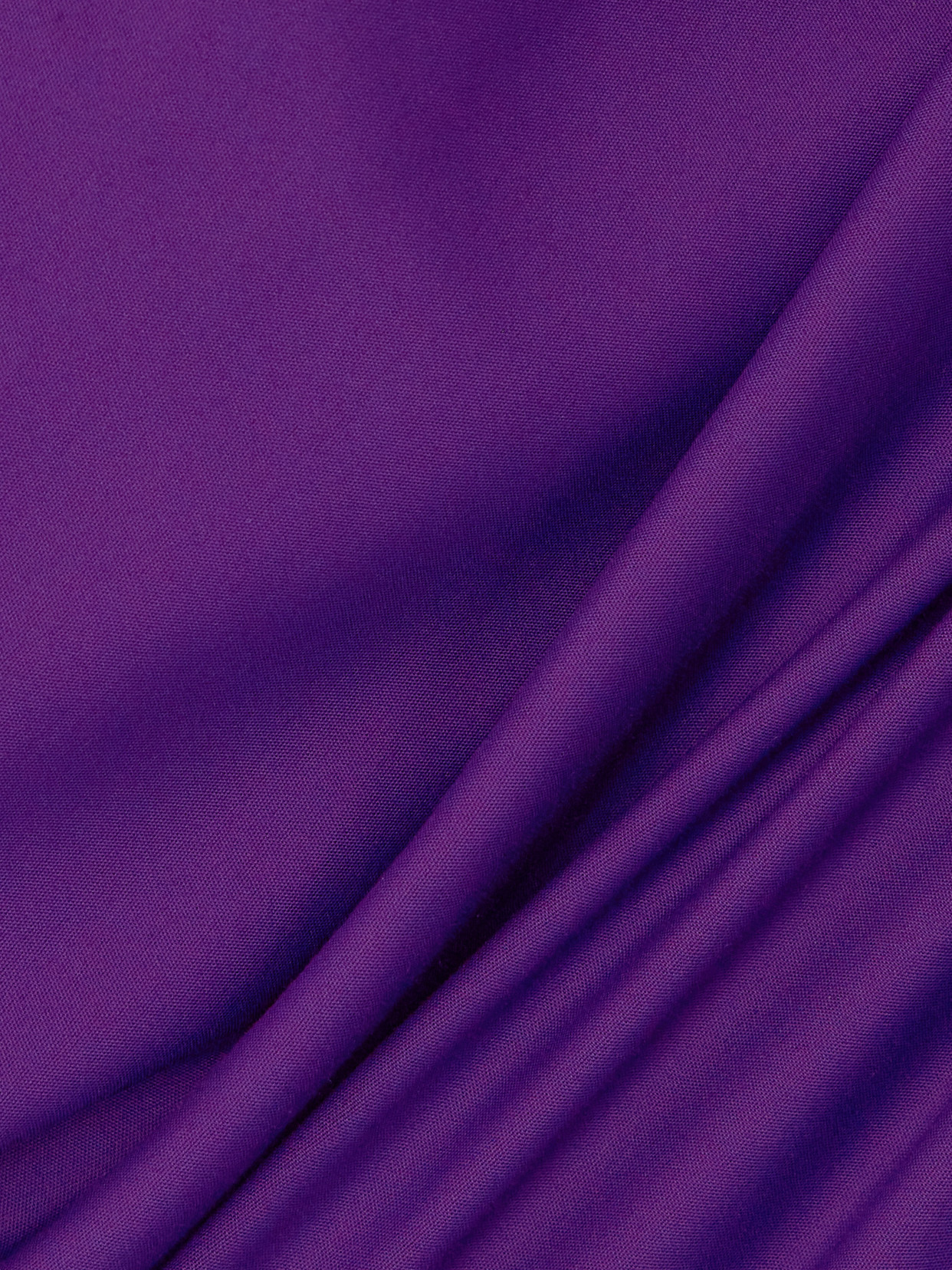 Maticevski Indicate Draped Cutout Stretch-jersey Midi Dress In Purple