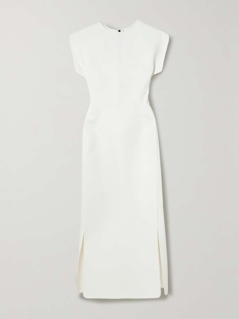 Maticevski Zephyr Paneled Crepe Maxi Dress - UK 18