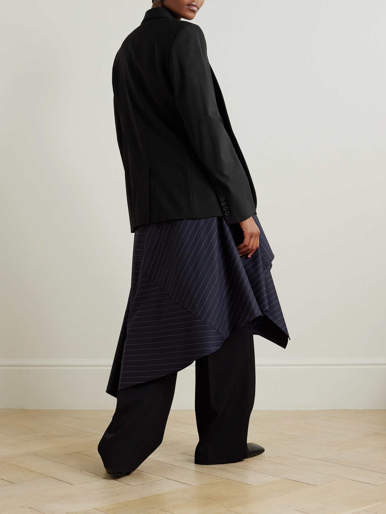 Jw Anderson Single-breasted Blazer In Black