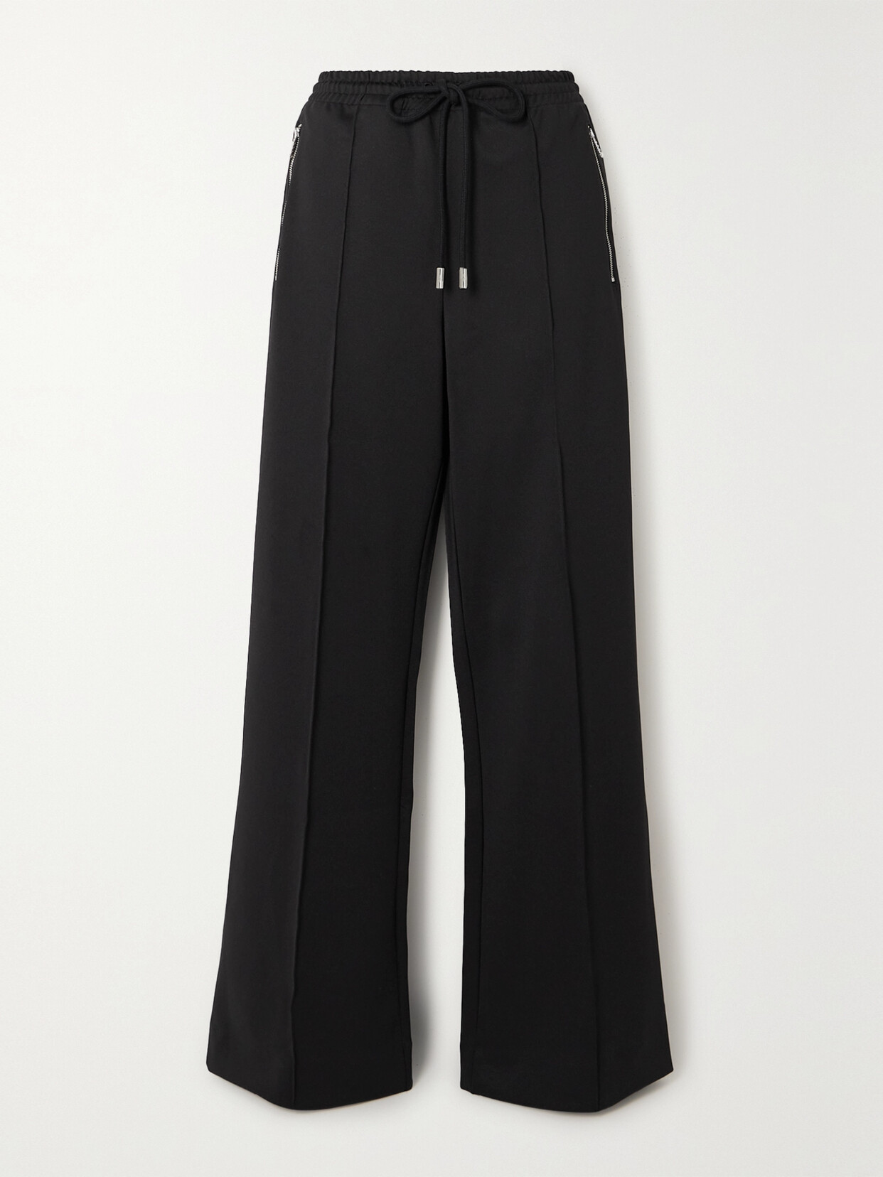 Jw Anderson Tech-jersey Track Pants In Black