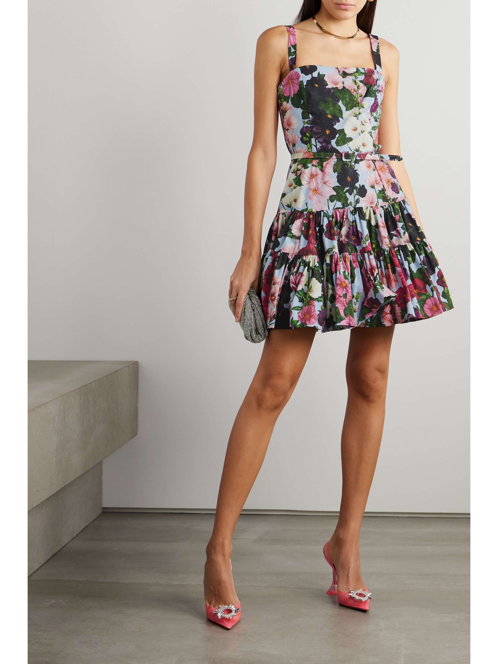 Oscar de la clearance renta mini dress