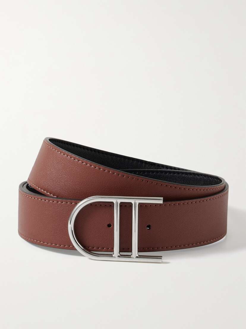 Gabriela Hearst Neala Reversible Leather Belt
