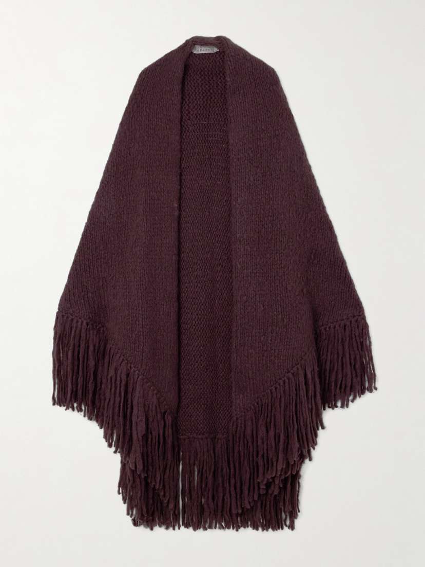 Gabriela Hearst Lauren Fringed Cashmere Wrap