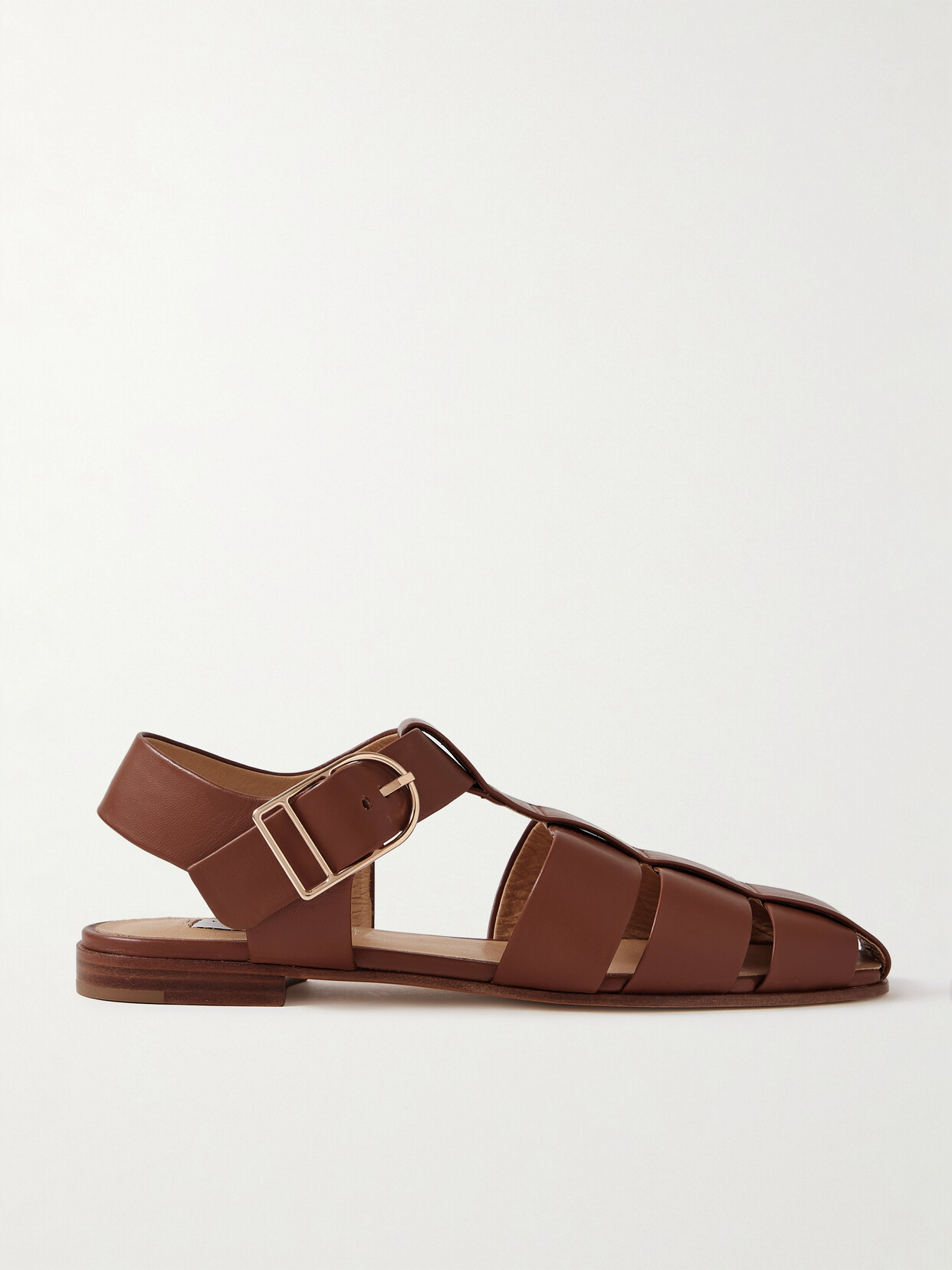 Gabriela Hearst Lynn Leather Sandals In Brown